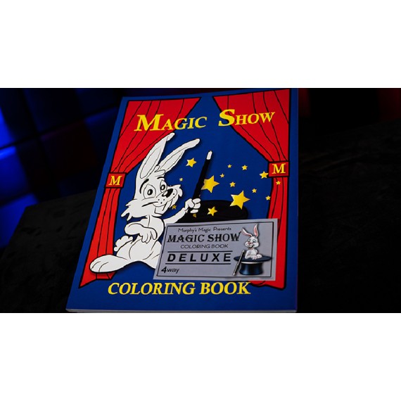 MAGIC SHOW Coloring Book DELUXE (4 way) by Murphy's Magic - libro magico che cambia 4 volte