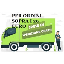 spese di spedizione gratuite in tutta italia per ordini sopra i 29 euro