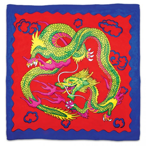 Sitta Dragon Silk - Rosso - Cm 90 x 90