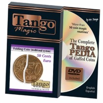 MONETA PIEGHEVOLE DA 50 CENT (EURO) - Folding 50 Cent Euro (E0037) by Tango - Trick