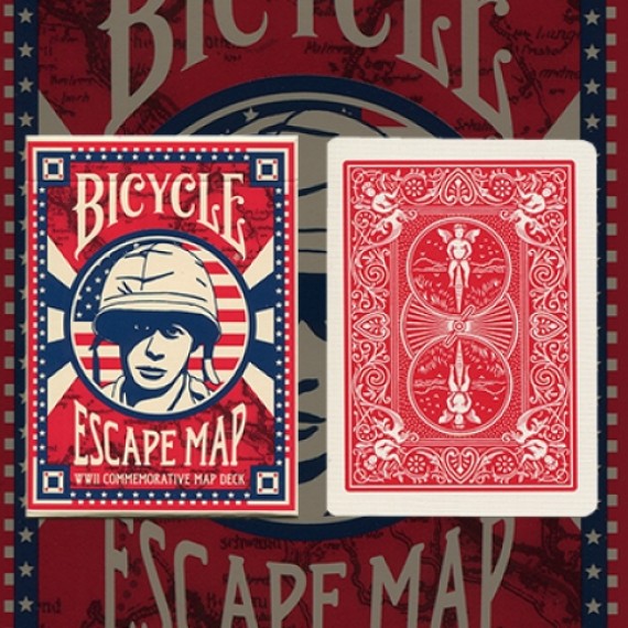 Bicycle Escape Map Deck by USPCC